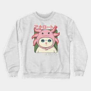 Axolotl Neko Crewneck Sweatshirt